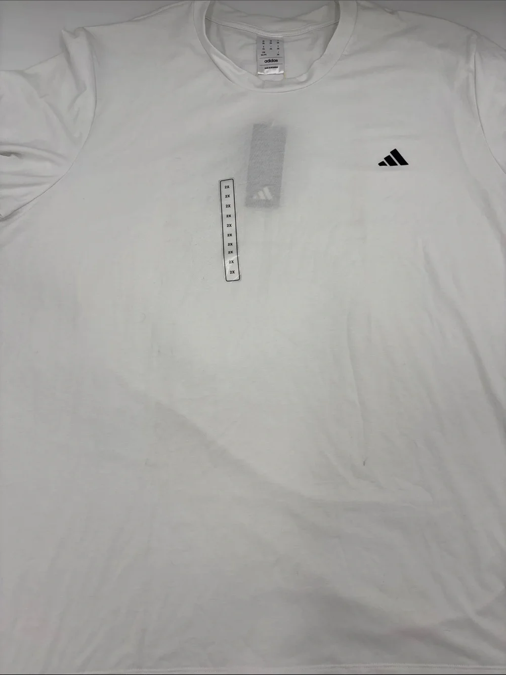 Adidas Axis 3.0 Tech Training Short-Sleeve T-Shirt in White